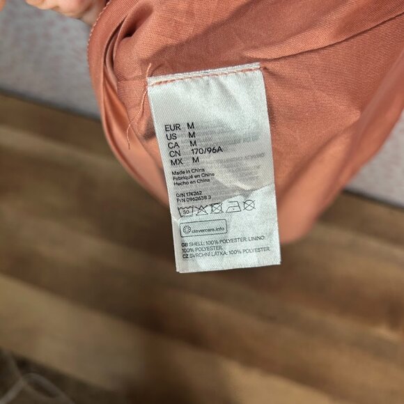 H&M Women's M Blush Pink Dress Empire Waist Sleeveless Recycled Formal Cocktail - Picture 4 of 12